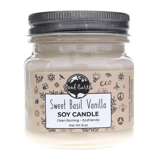 Mason Jar Soy Candle, GOE